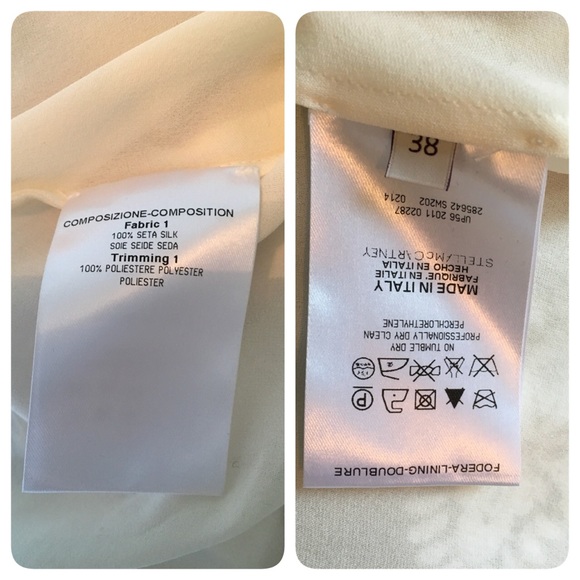 SOLD 🍾Stella McCartney Silk Bow Blouse - Picture 8 of 8